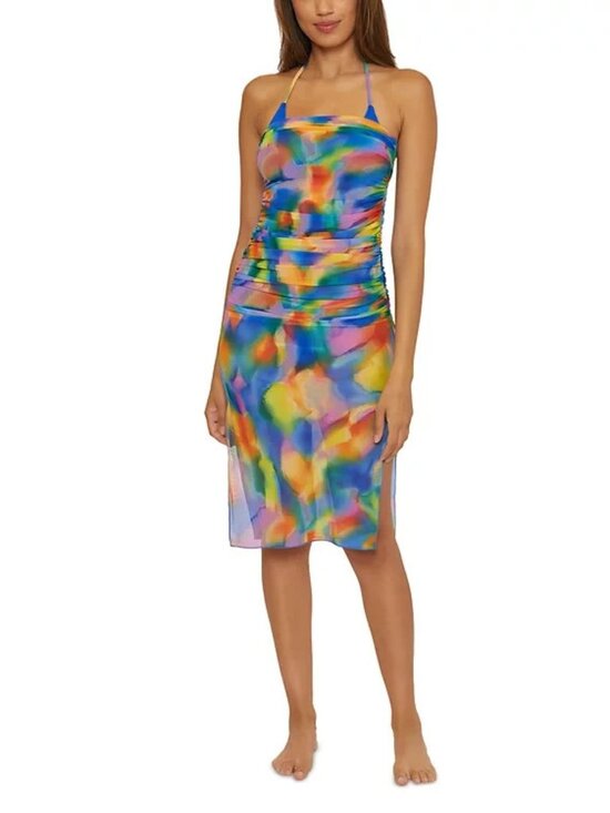 BECCA Other - BECCA by Rebecca Virtue Paper Mache Alessandra Convertible Swim Cover Up Size S